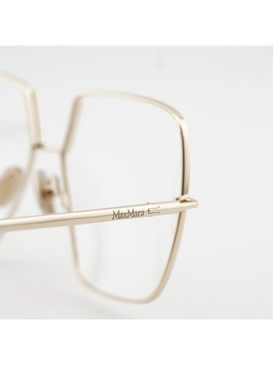 Max Mara MM5120 032 Eyeglasses Pale Gold 55mm Butterfly Frame